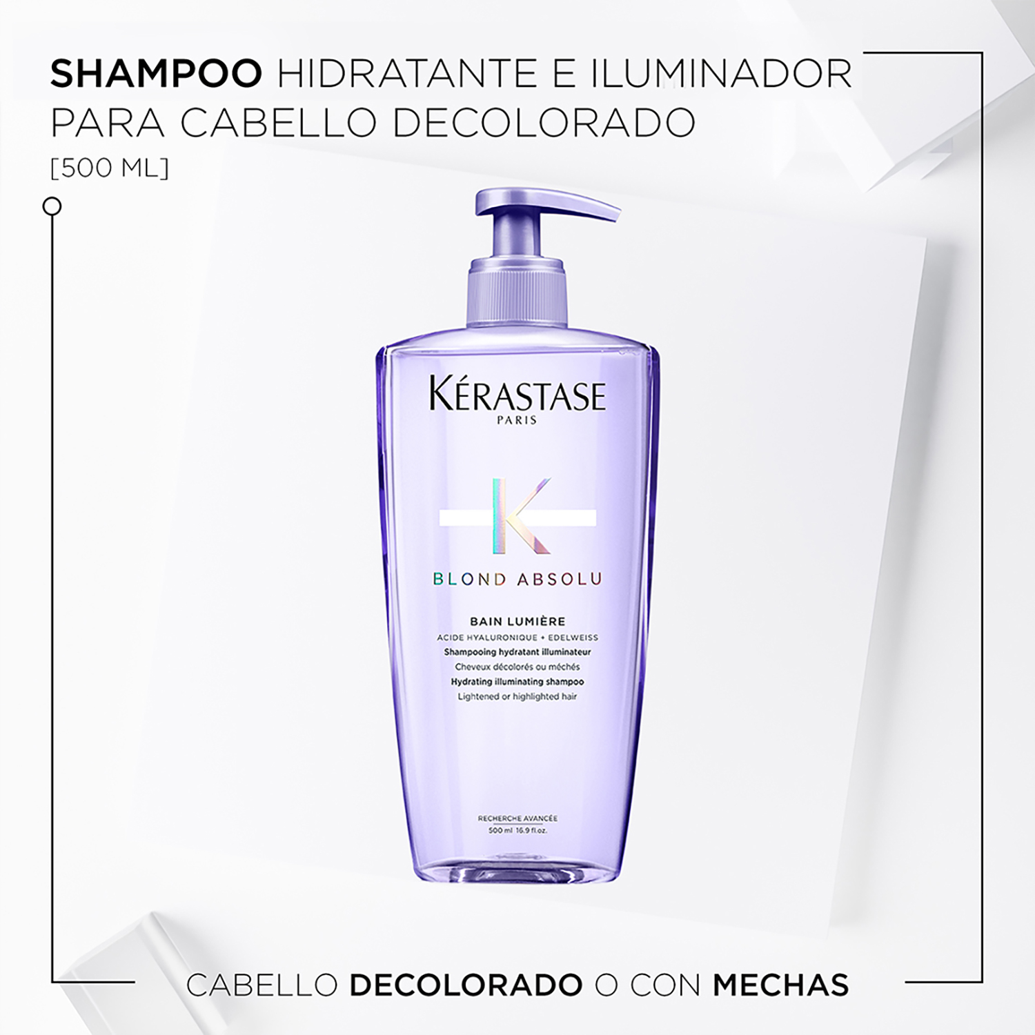 BLOND ABSOLU SHAMPOO (SHAMPOO HIDRATANTE PARA CABELLO RUBIO)
